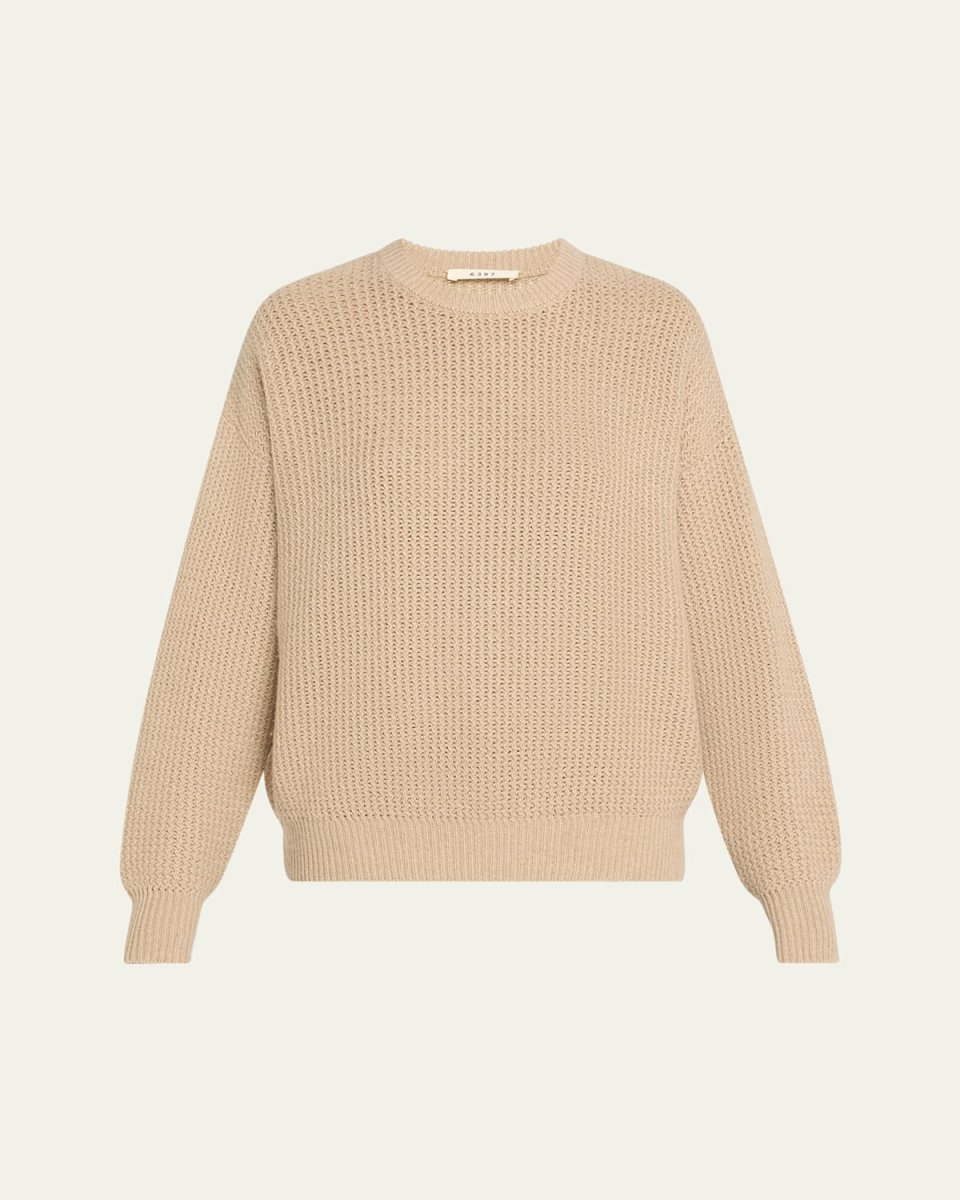 Military Mesh Crewneck Sweat
